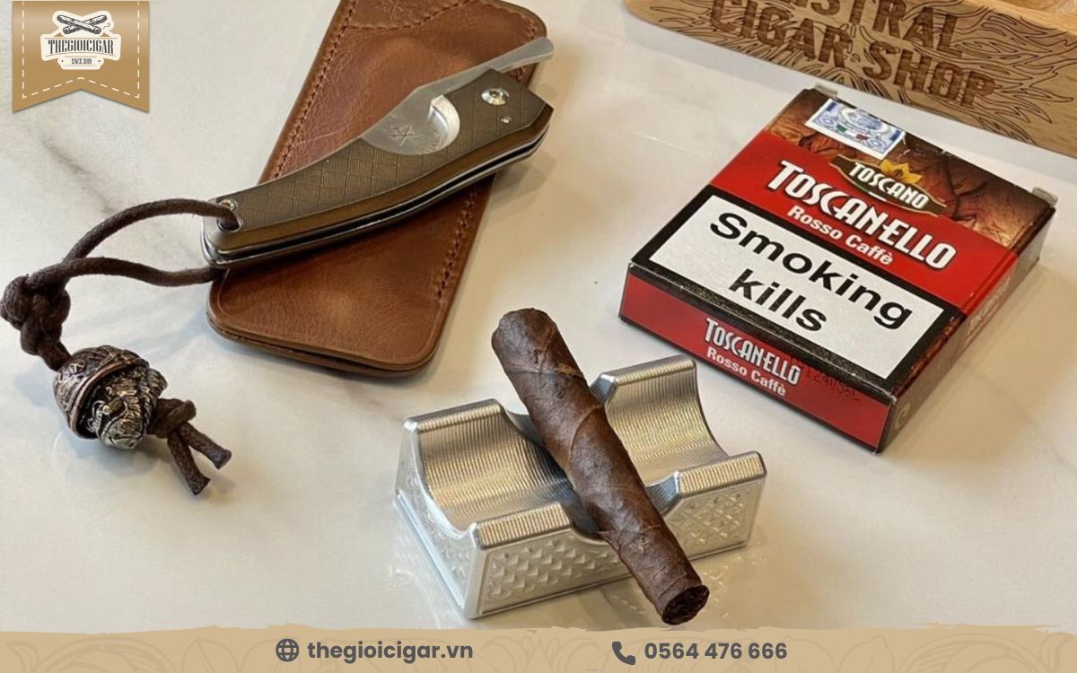 Thuốc lá Cigar Toscanello Rosso Caffe