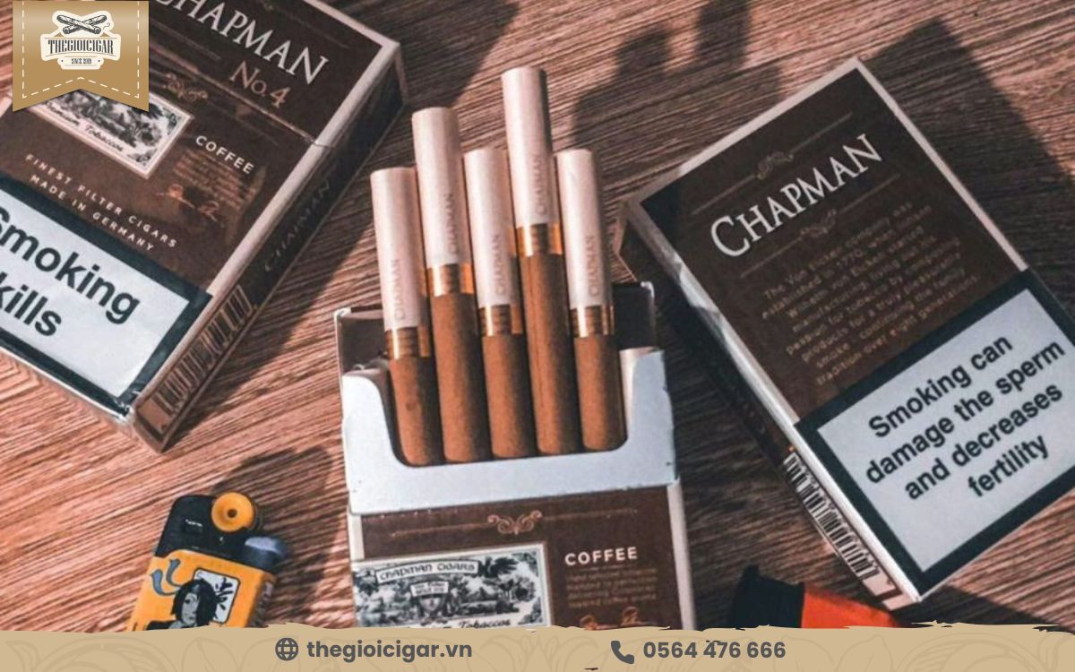 Thuốc Lá Thơm Cigar Chapman Điếu Nhỏ